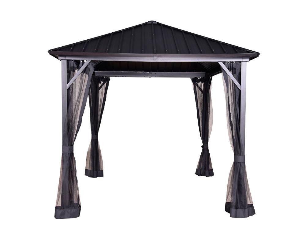 Robuste 3*3*2.75m Eisenplatten-Gazebo für Pergolasbrücke