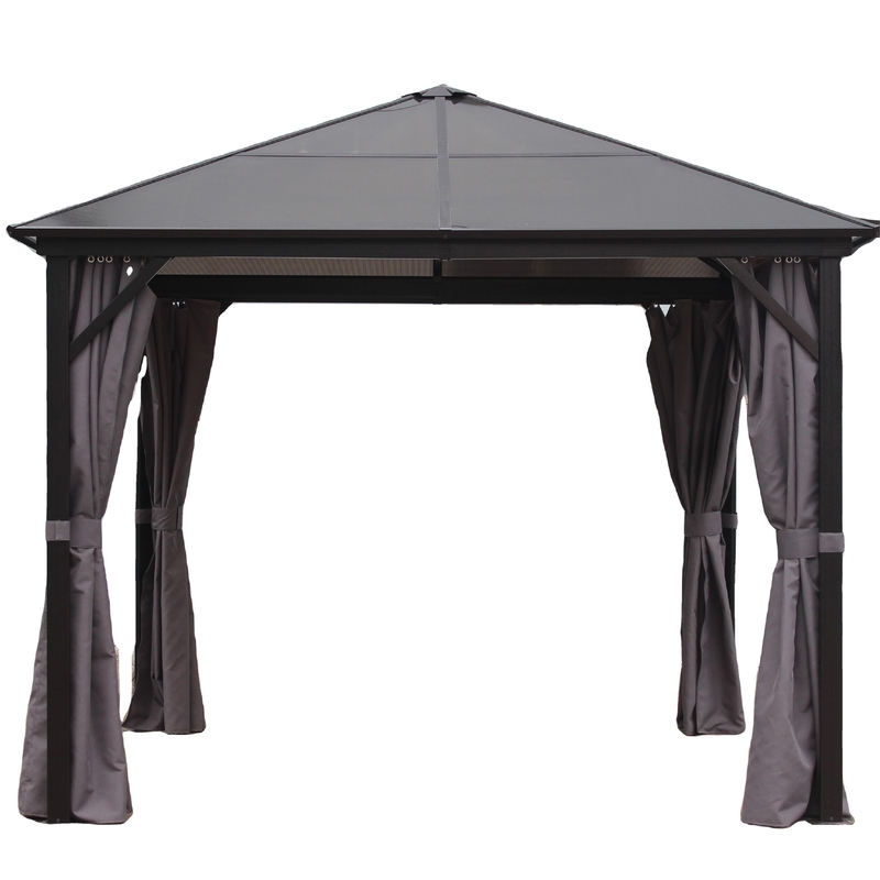 Wasserdichtes, tragbares Alu. Gazebo-Zelt PC-Board Außen-Gazebo-Kanopfschutz 3X3X2.6M